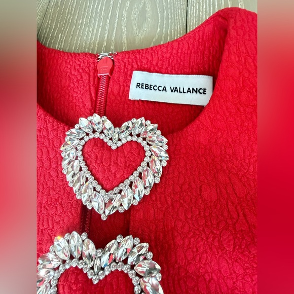 Rebecca Vallance Vibrant Red Mini Dress - Picture 7 of 16